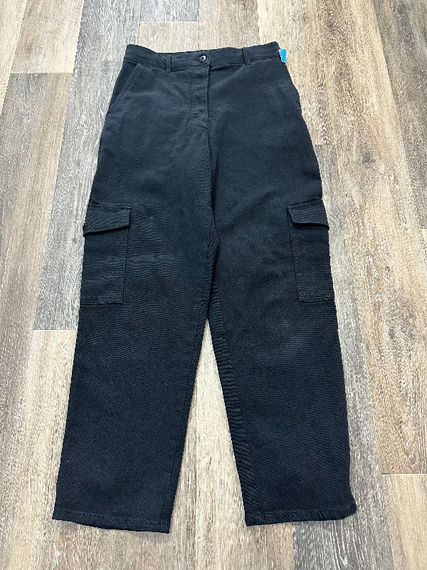 Black Pants Cargo & Utility Wilfred, Size 10