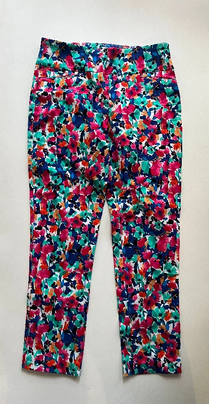 Floral Pants Ankle Attyre, Size M