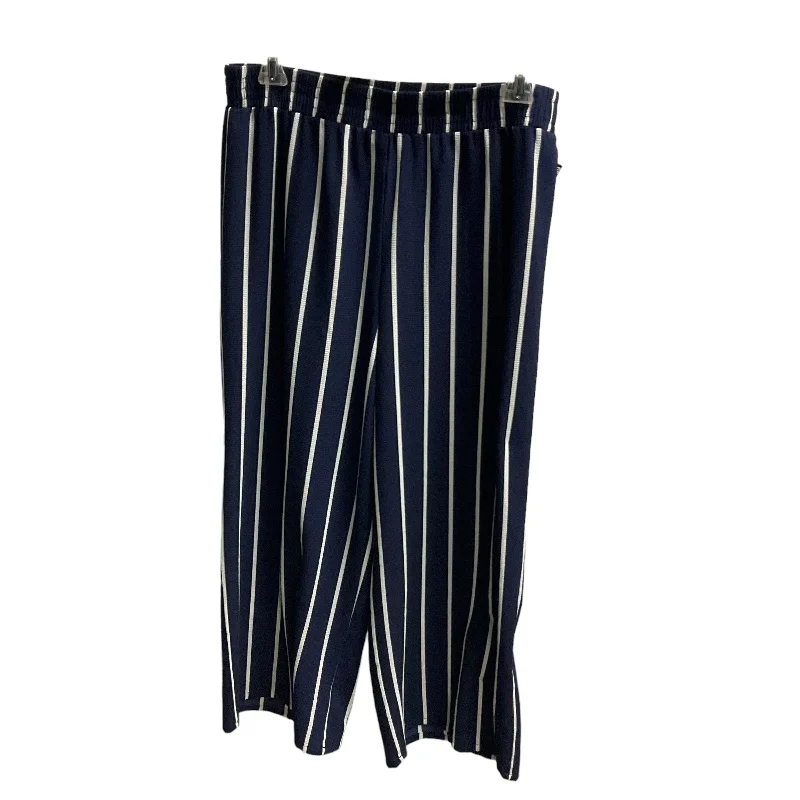 Navy Pants Wide Leg Apt 9, Size Xl