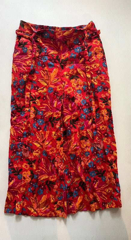 Floral Pants Ankle Maison Damelie, Size M