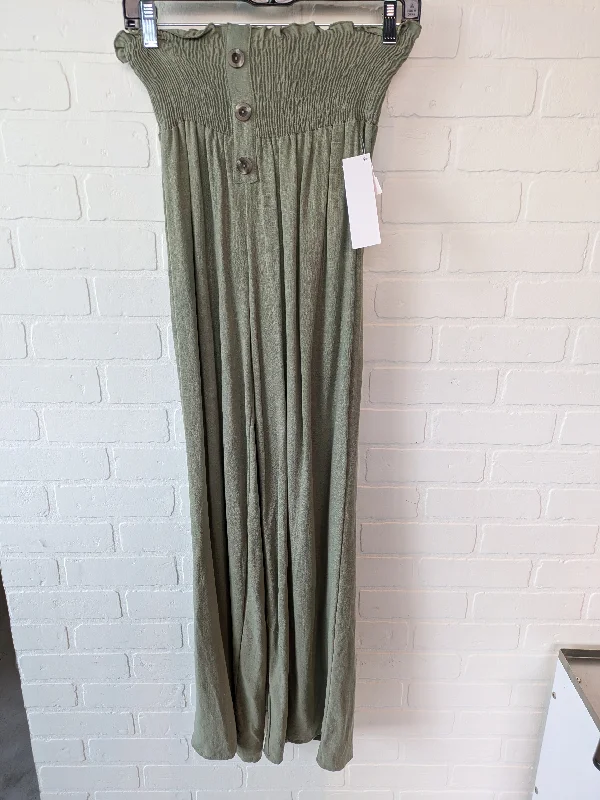 Green Pants Wide Leg Vici, Size 4