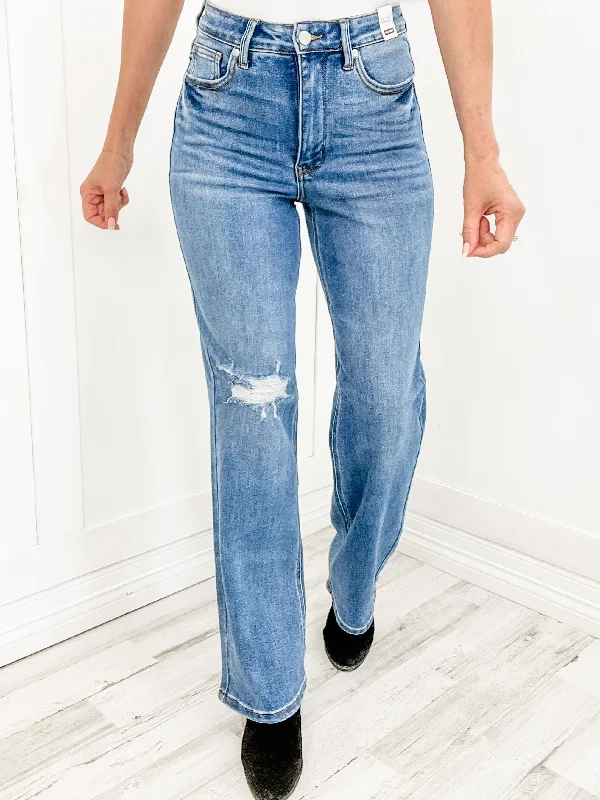 Judy Blue PAM High Waist Tummy Control 90's Straight Jean