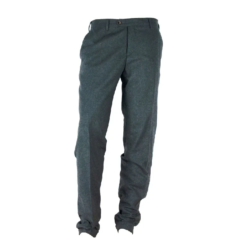 Made in Italy Elegantly Tailo  Winter Men's Trousers