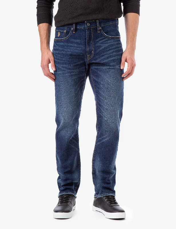 SLIM STRAIGHT FIT JEANS