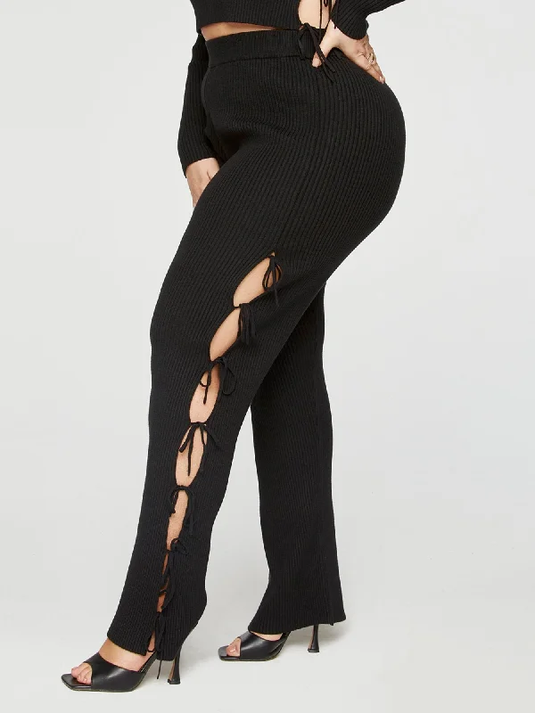 Whitney Side Tie Detail Pants