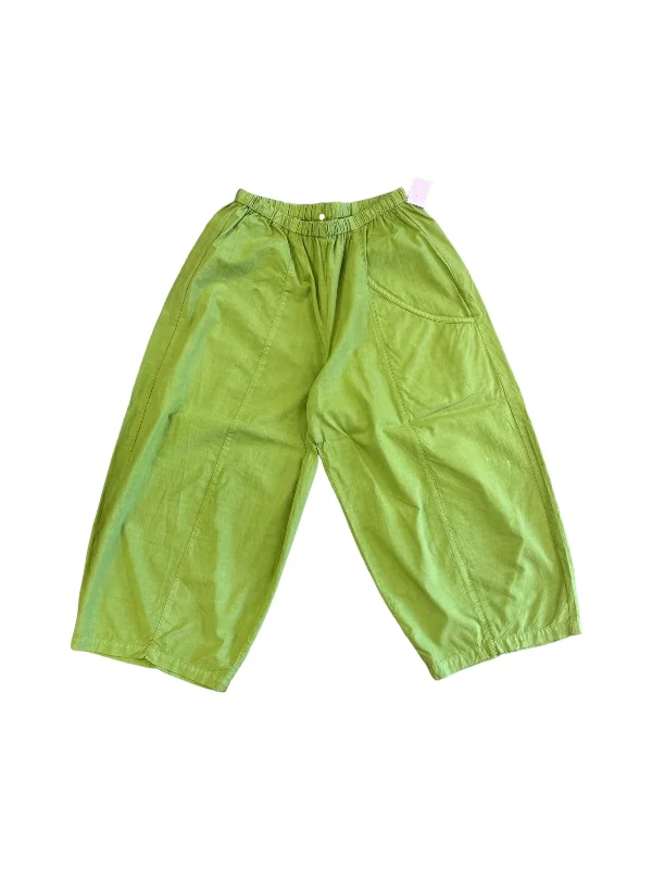 Green Pants Cropped Clothes Mentor, Size 6