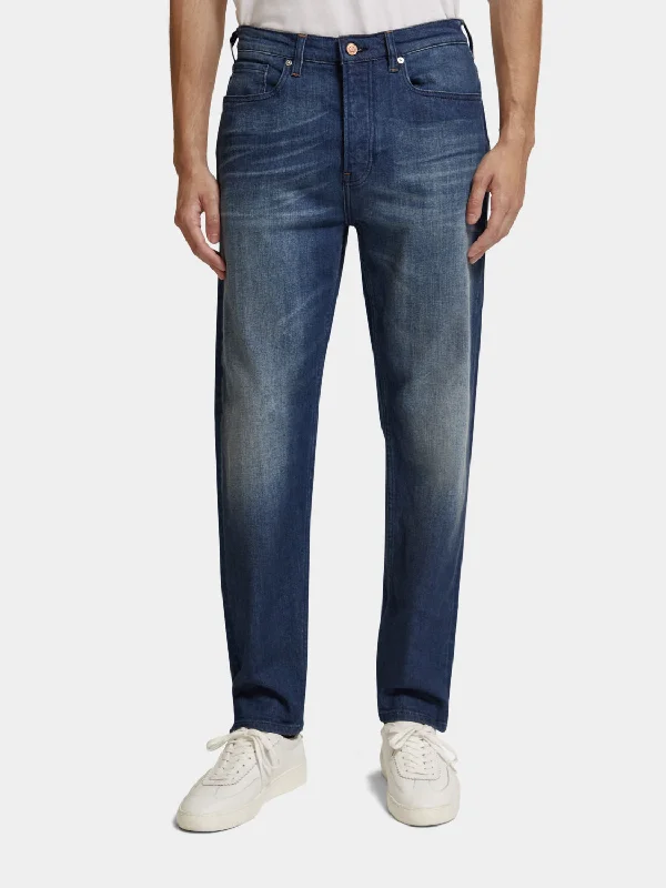 Drop regular tapered-fit jeans