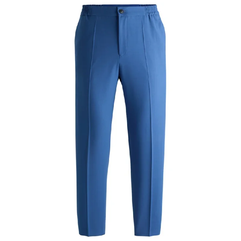 Slim-fit trousers in performance-stretch cloth