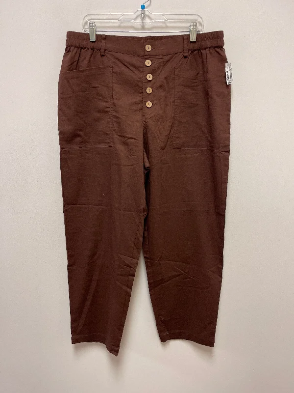 Brown Pants Other Clothes Mentor, Size 20