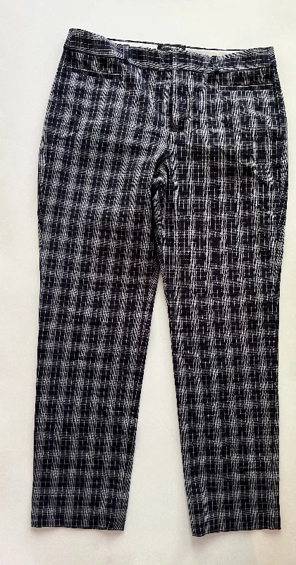 Plaid Pants Ankle Banana Republic, Size 10