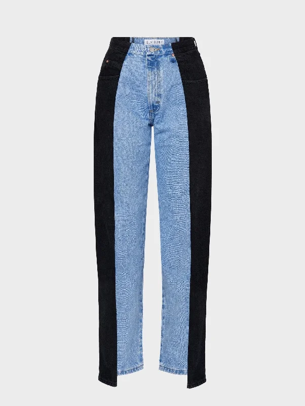 Black Light Blue Boyfriend Jean