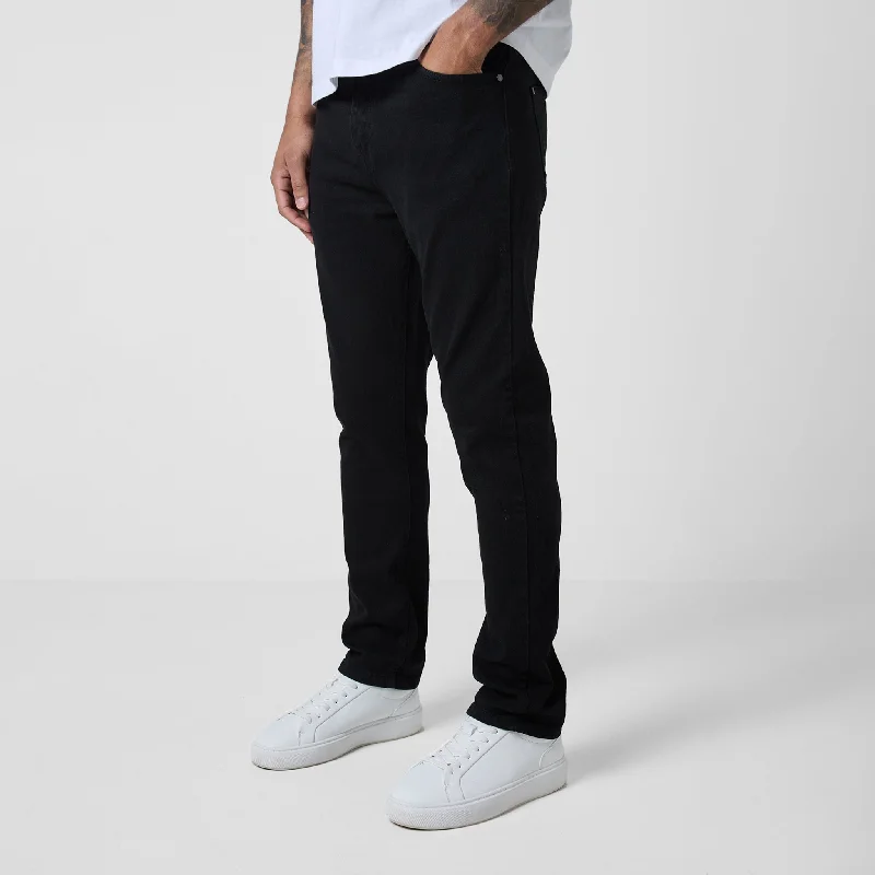 Regular Fit Denim Jean | Black