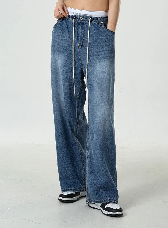 Low-Rise Wide Jeans CU7