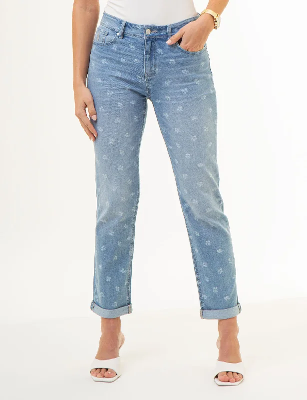 MID RISE BOYFRIEND JEANS