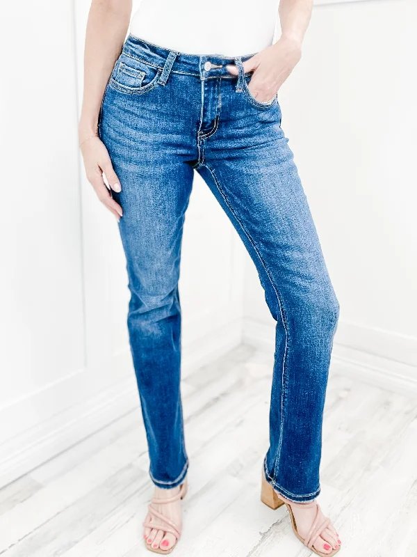 Lovervet by Vervet DREW Mid-Rise Bootcut Jeans