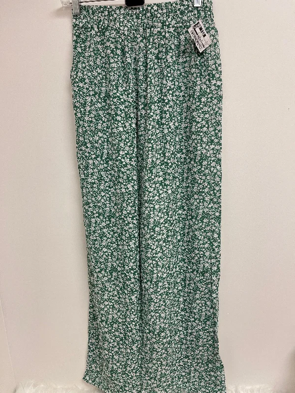 Green Pants Wide Leg Clothes Mentor, Size 4