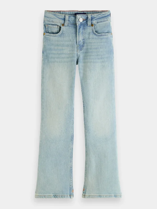 Kids - Charm high-rise classic flared jeans