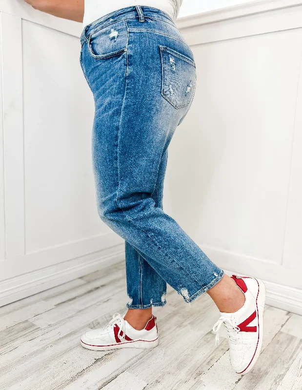 The Nova Risen High Rise Boyfriend Jeans