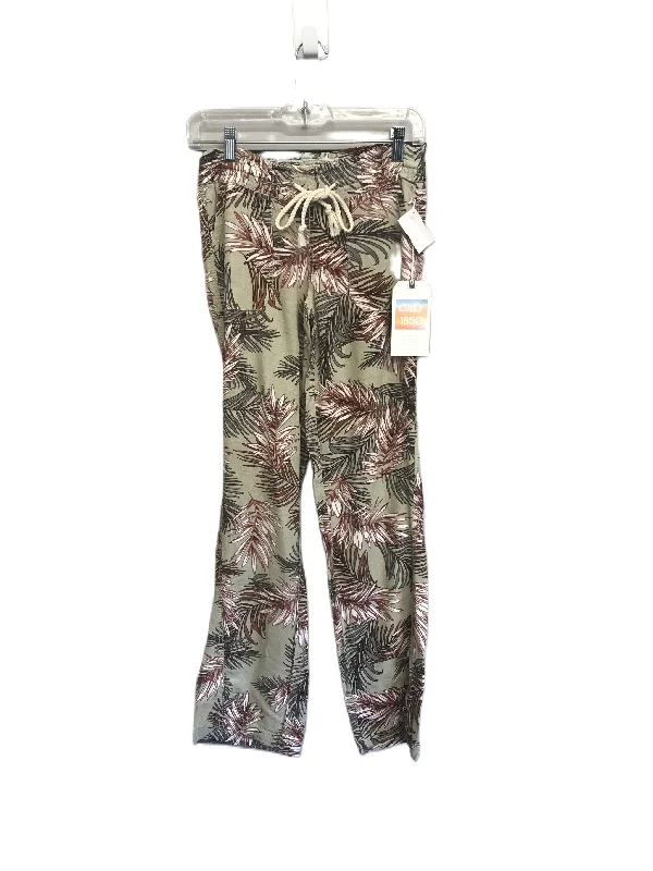 Floral Print Pants Lounge By Cali 1850 Size: 0