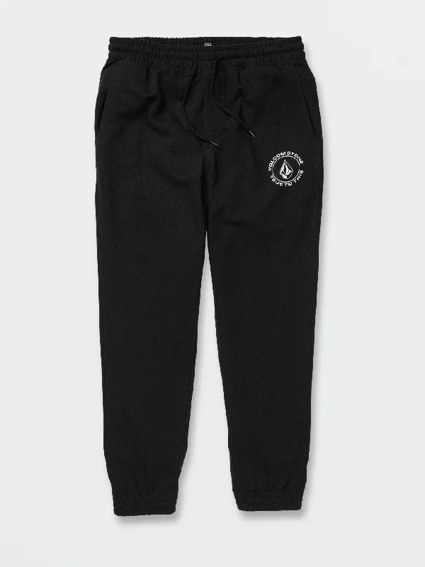 True To This Fleece Pants - Black