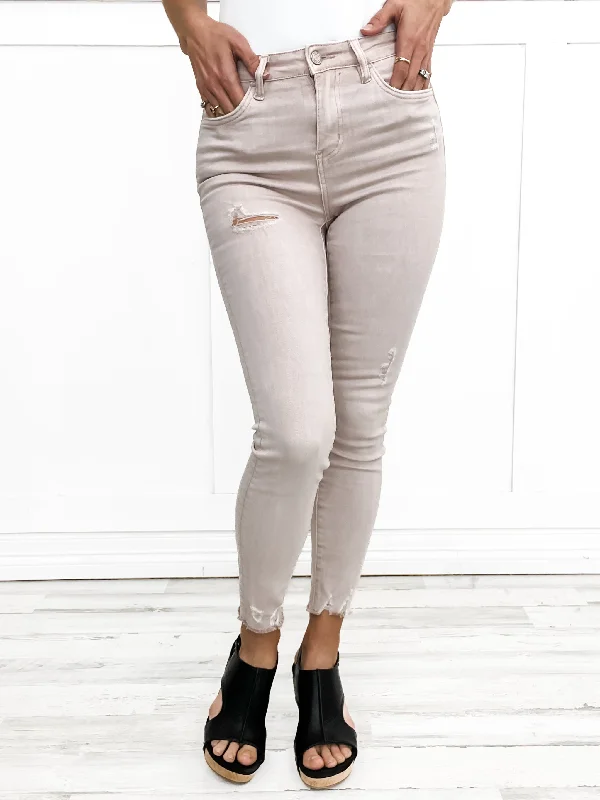 Vervet by Flying Monkey High Rise Cropped Skinny Jeans