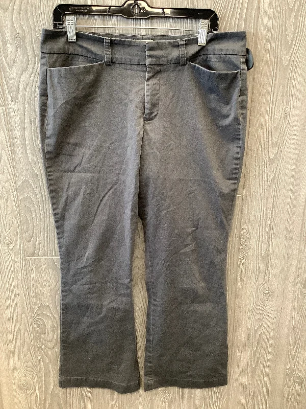 Grey Pants Wide Leg Dockers, Size 12