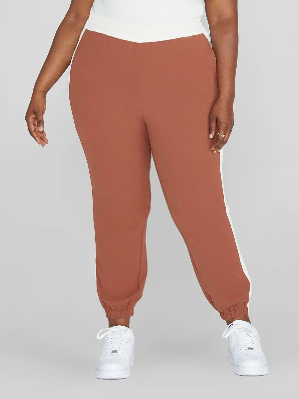 Audrina Colorblock Jogger Pants