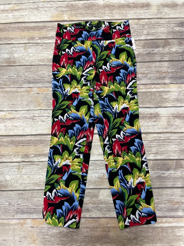 Multi-colored Pants Cropped Cme, Size 4