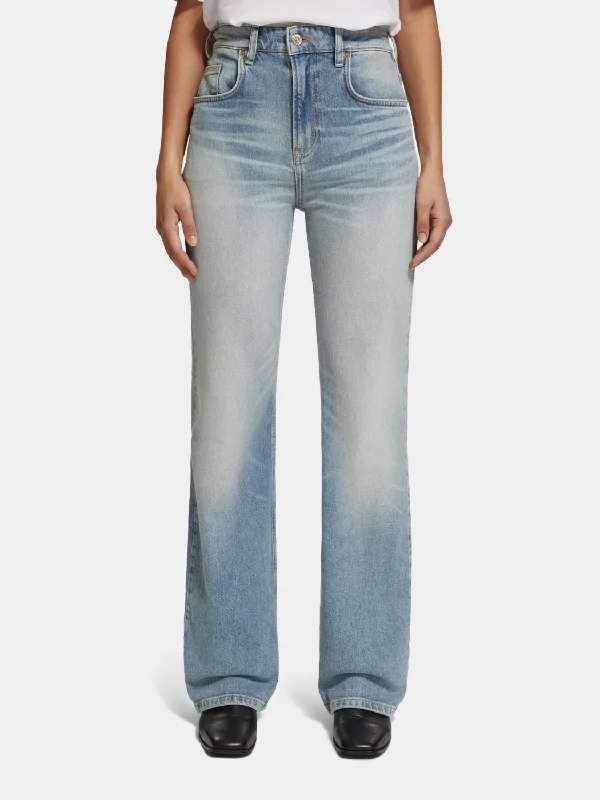 Glow high-rise bootcut jeans