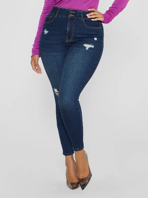 High Rise Curvy Fit Skinny Jeans