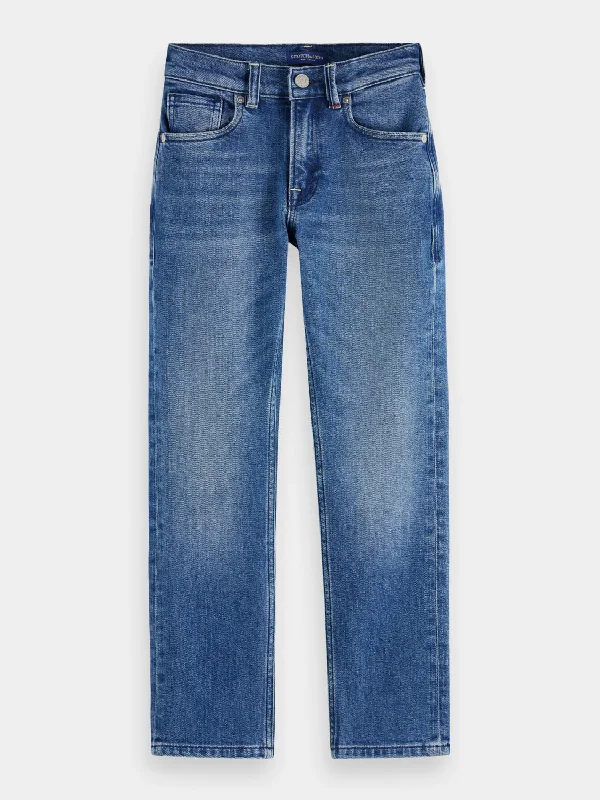 Kids - Drop regular tapered-fit jeans