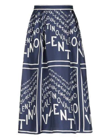 Valentino Women 3/4 length skirt Dark blue 8 UK