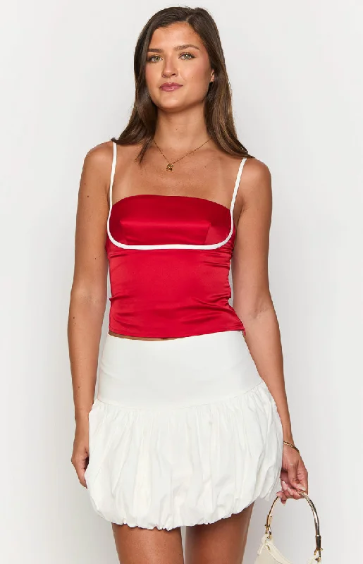 Orsini White Bubble Skirt