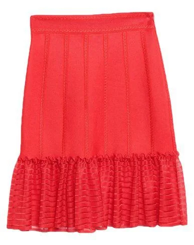 Alexander Mcqueen Women Knee length skirt Red XS INT