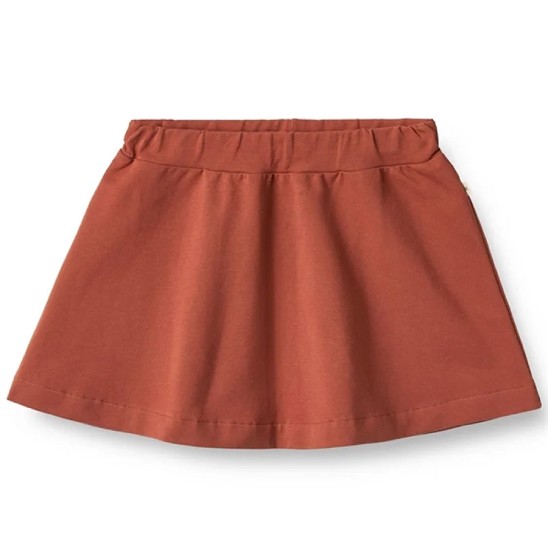 Wheat Red Sweat Skirt Manuella