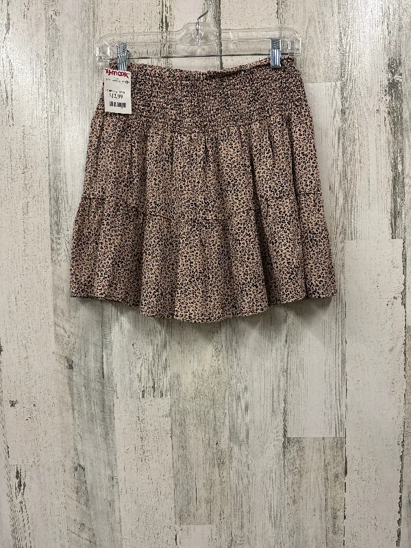 Animal Print Skirt Mini & Short Clothes Mentor, Size S