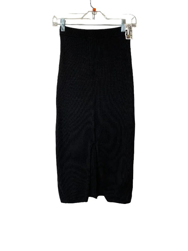 Black Skirt Maxi Free People, Size Xs