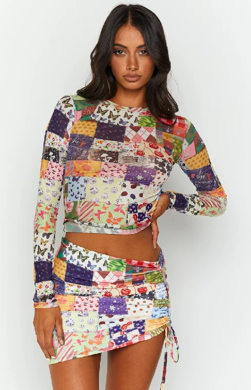 OMIGHTY OG Patchwork Mini Skirt