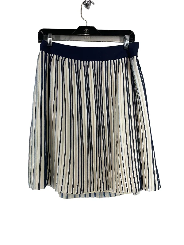 Blue & Cream Skirt Mini & Short J. Crew, Size 6