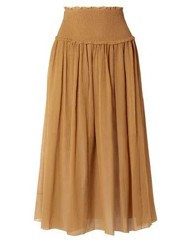 Zimmermann Women 3/4 length skirt Camel 3 Designer