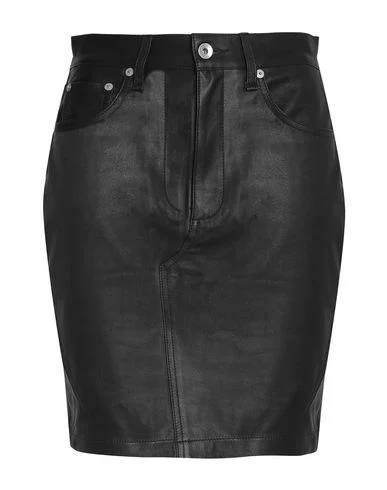 Rag & Bone Women Knee length skirt Black 24 jeans