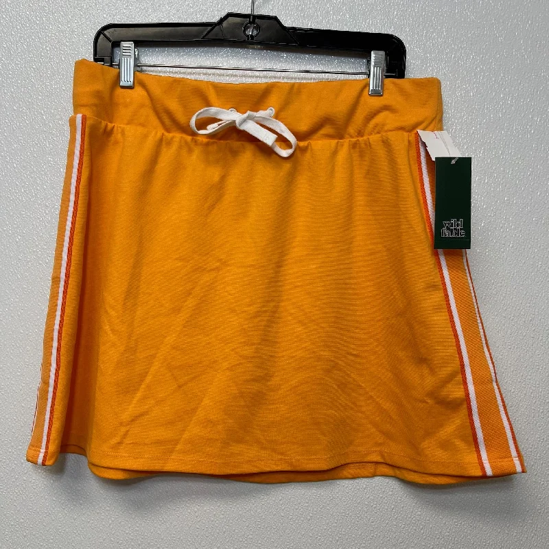 Orange Skirt Mini & Short Wild Fable, Size Xl