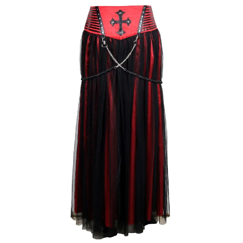 Enola Gothic Punk Long Skirt