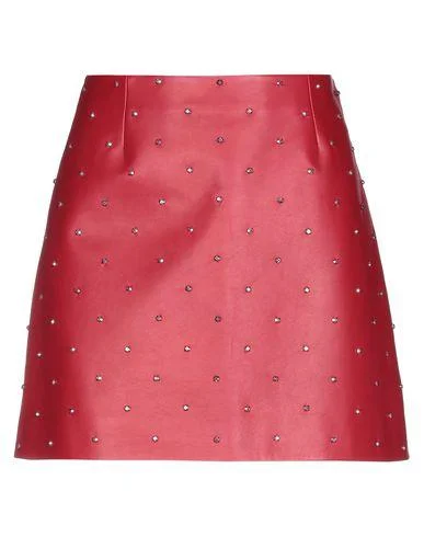 Miu Miu Women Mini skirt Maroon 8 UK