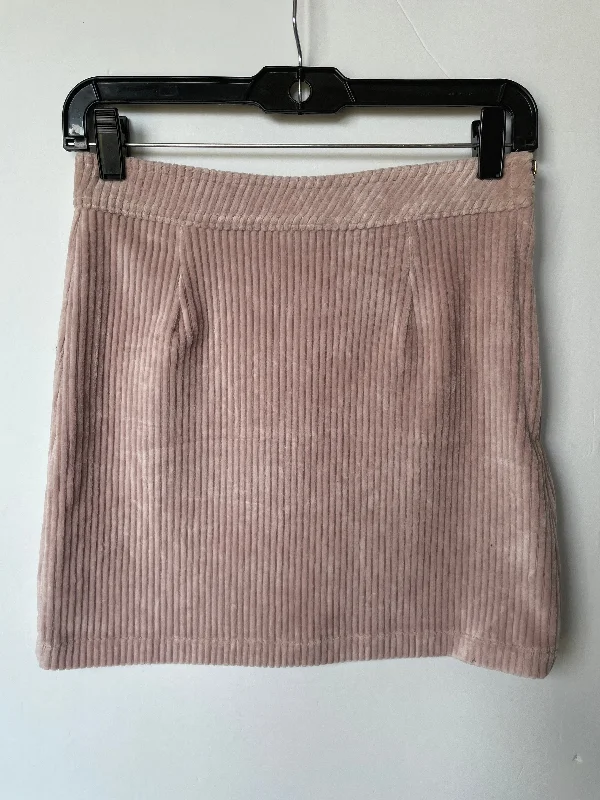 Pink Skirt Mini & Short Pol, Size S