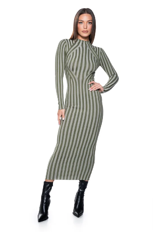 SLINK MY WAY KNIT MAXI DRESS