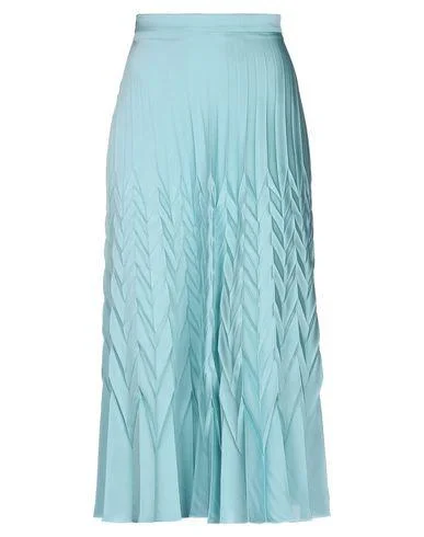 Blumarine Women 3/4 length skirt Turquoise 14 UK